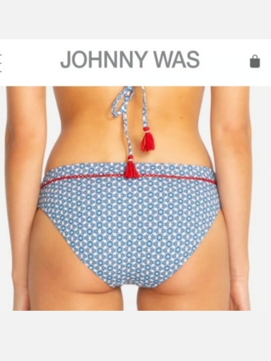 Johnny Was Other - JOHNNY WAS Dylan Hipster Bikini Bottom in Blue Multi Sz XL NWT